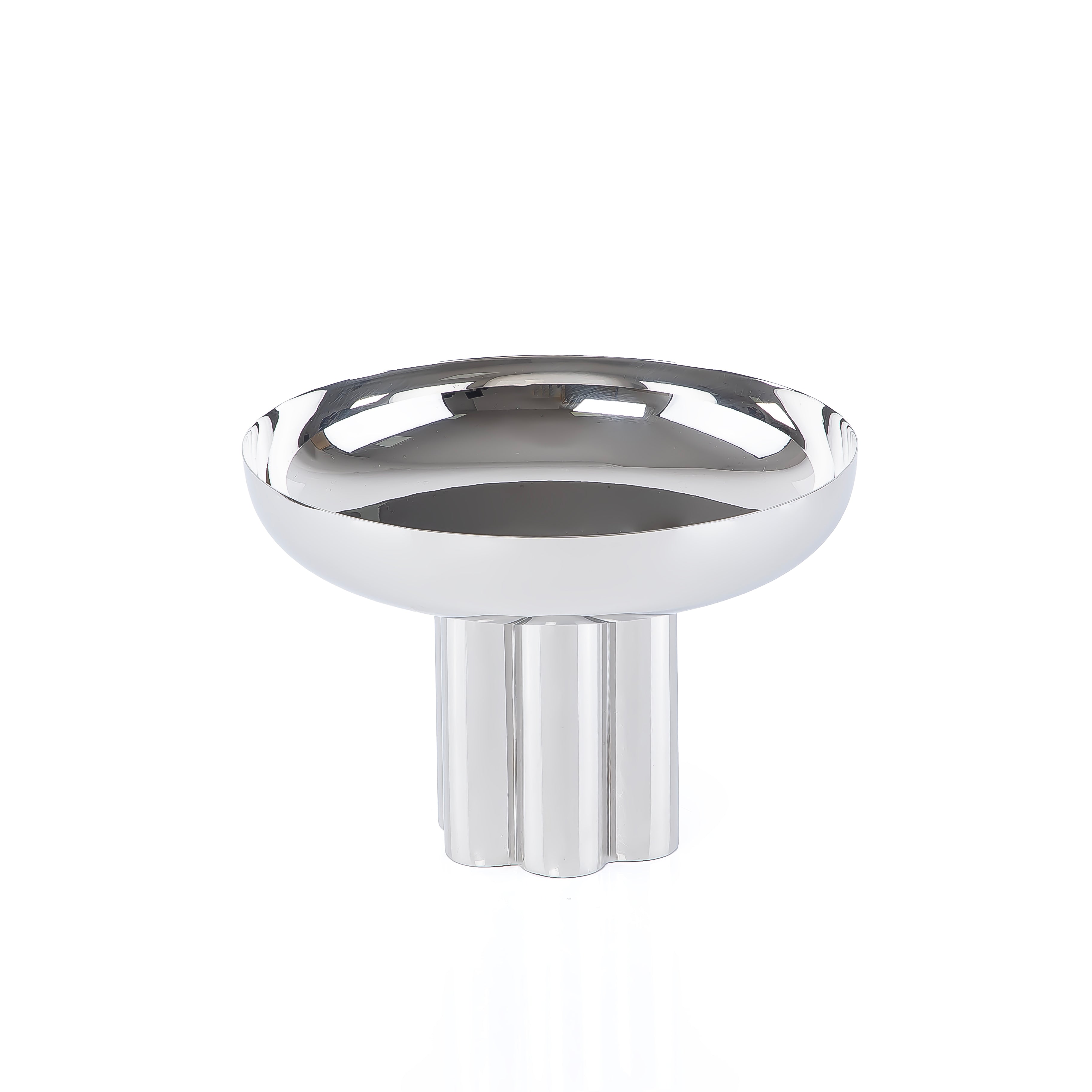 Critical metal stand- silver small