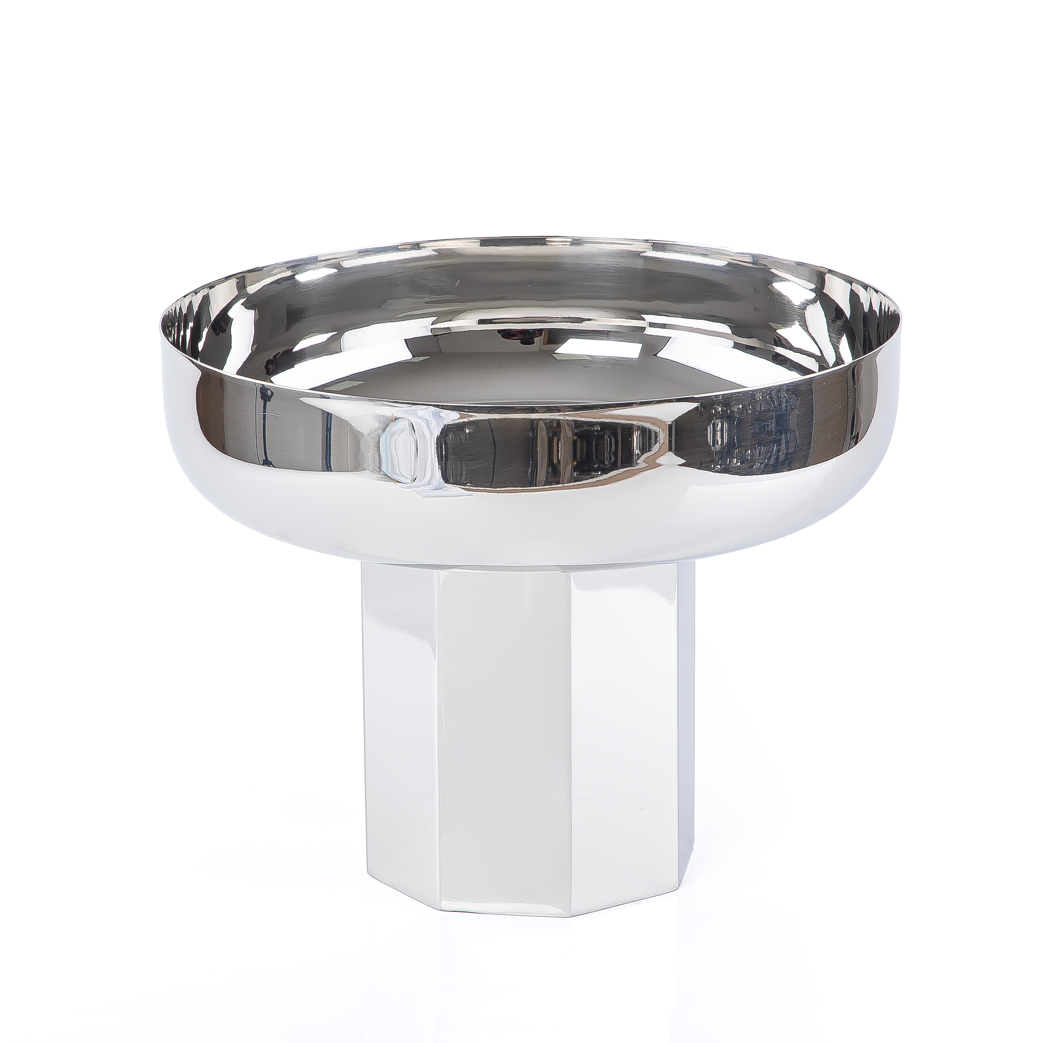 Critical metal stand- silver large