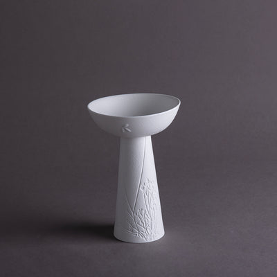 Mat White Ceramic Stand