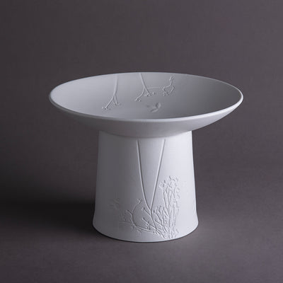 Mat White Ceramic Stand