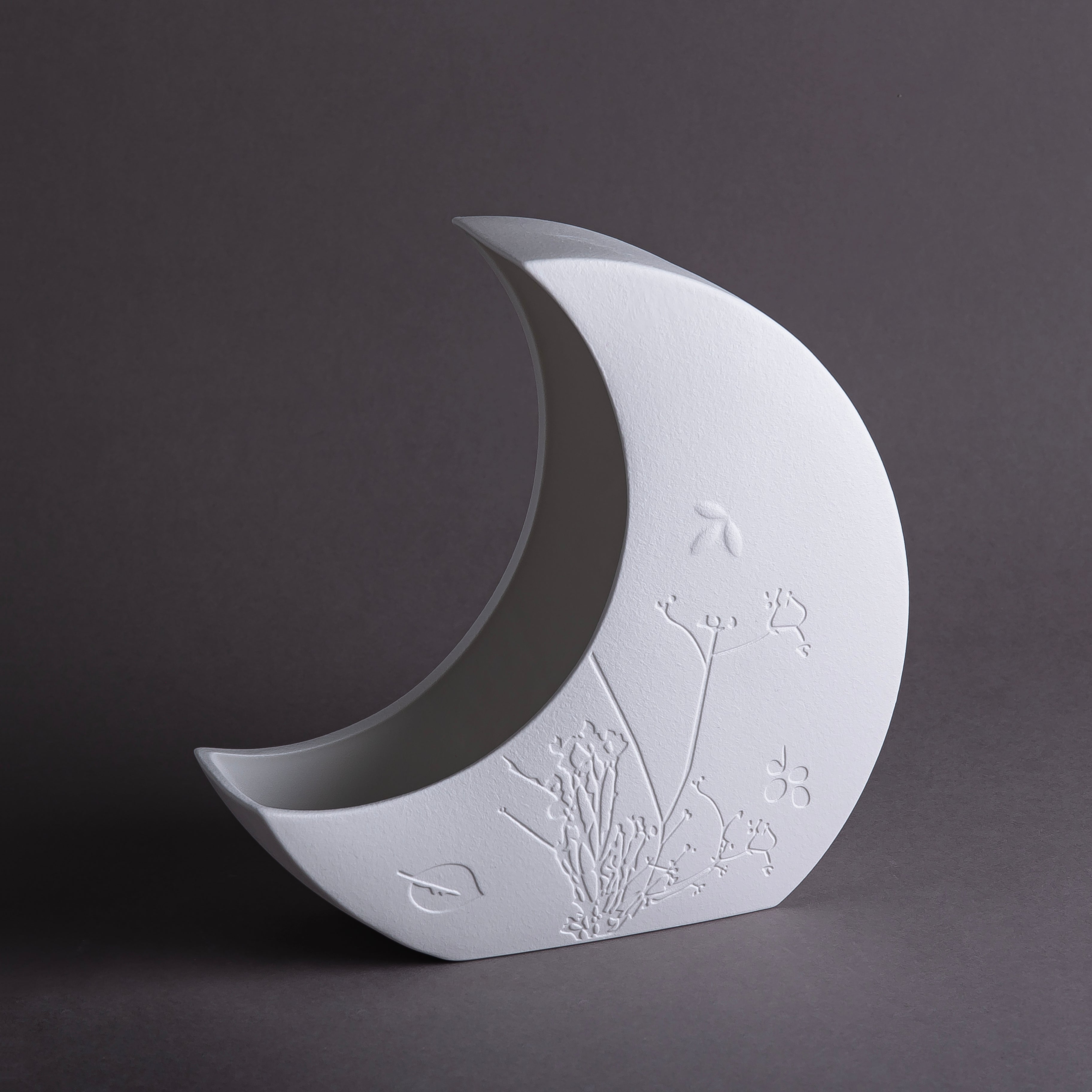 Mat White Ceramic Stand