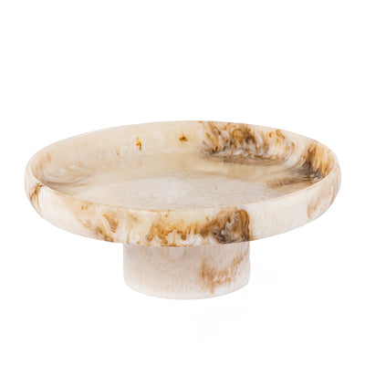 Large Resin Circular Stand - Beige