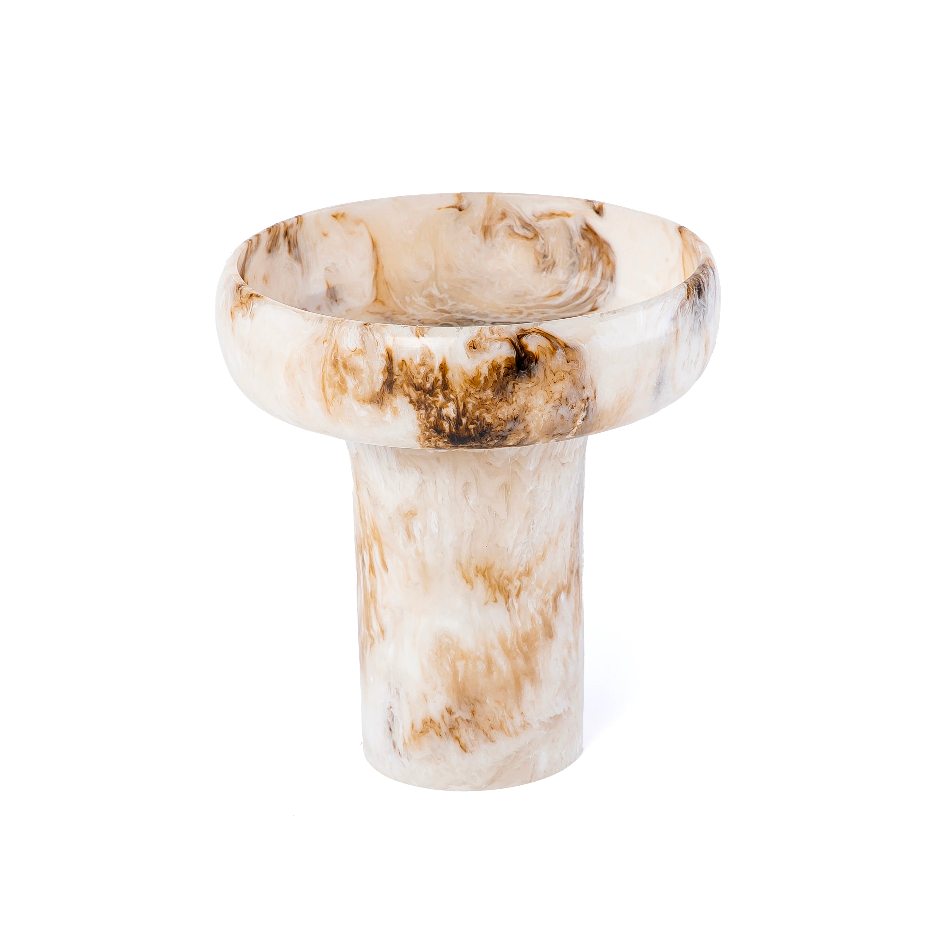 Small Resin Circular Stand -  Beige