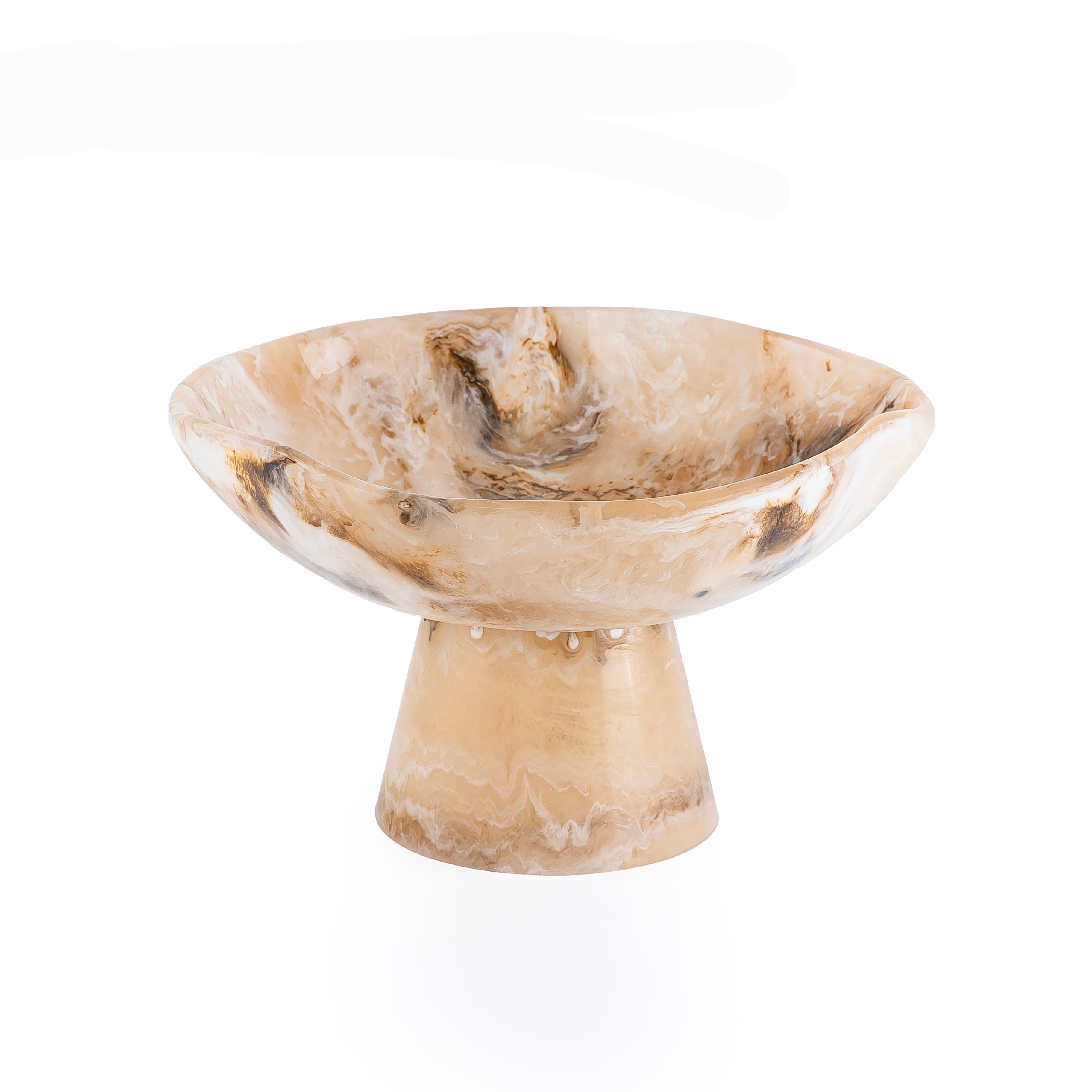 Large Resin Circular Stand - Beige