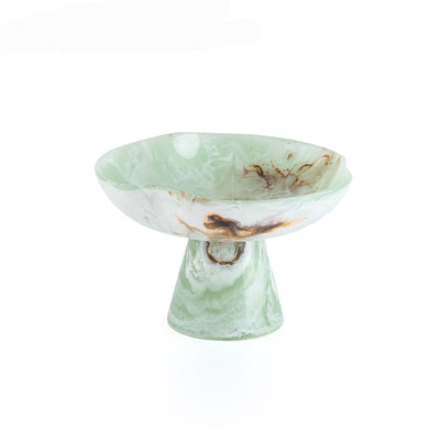 Small Resin Circular Stand - Green