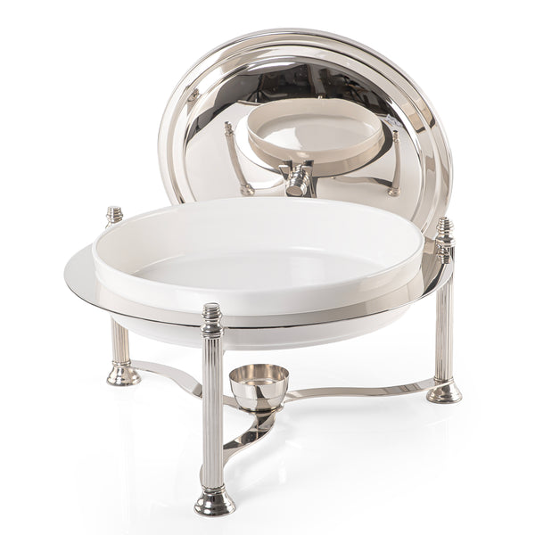 4.5L Durable stainless steel round chafing dish - large