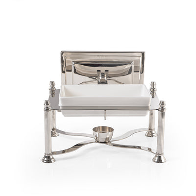 وعاء حفظ حرارة الطعام على شكل مربع من الإستانلس ستيل سعة 2 لتر - صغير