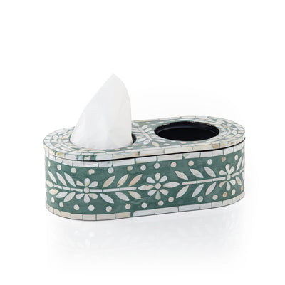 Mother of Pearl Dual  Tissue Box
