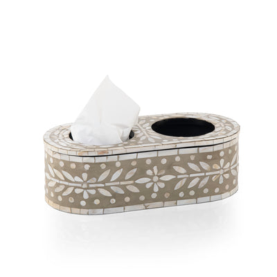 Mother of Pearl Dual  Tissue Box