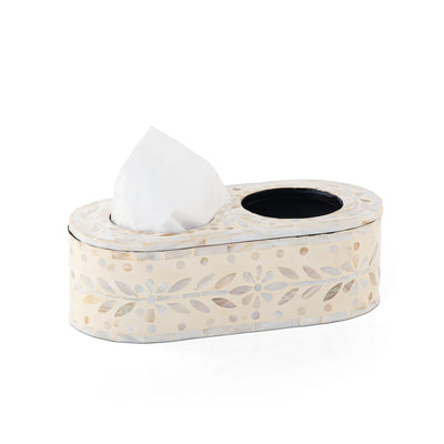 Mother of Pearl Dual  Tissue Box