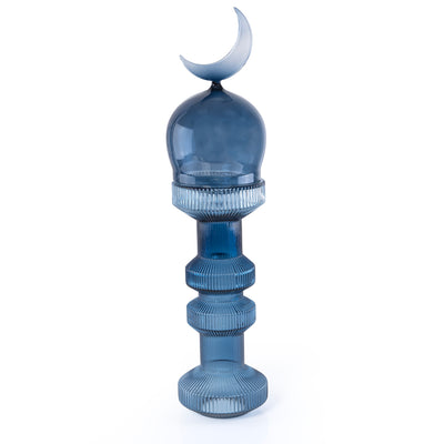 Small Glass Minarets Décor with Gift Box - Blue