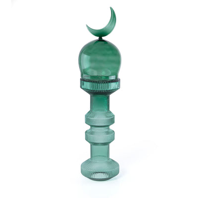 Small Glass Minarets Décor with Gift Box - Green
