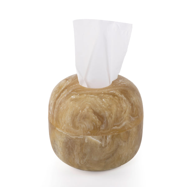 Round Resin Tissue Box