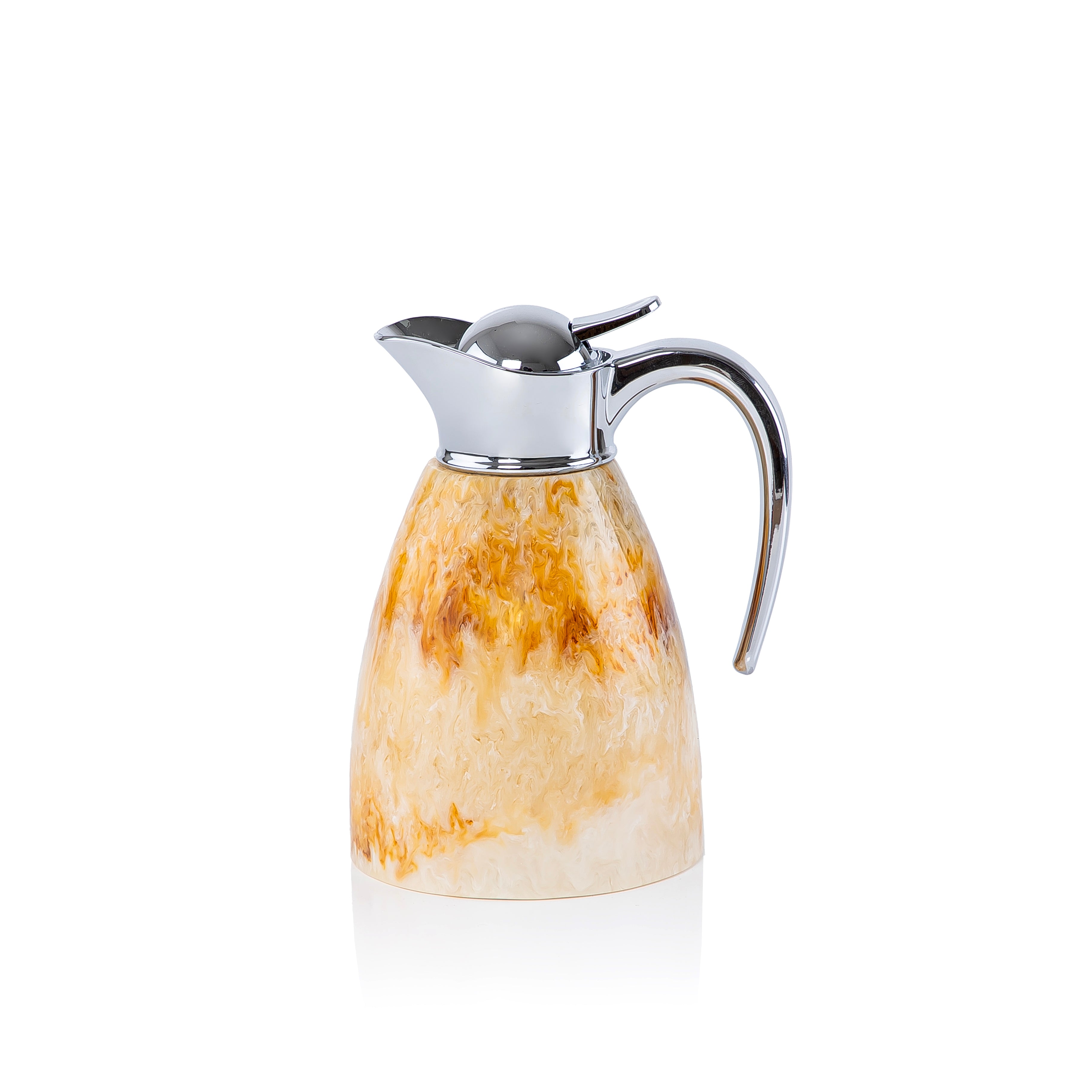 1L Elegant Resin Thermos Flask – Yellow