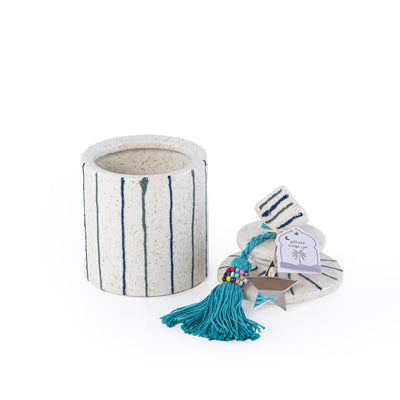 Ceramic Gergean Jar - Blue