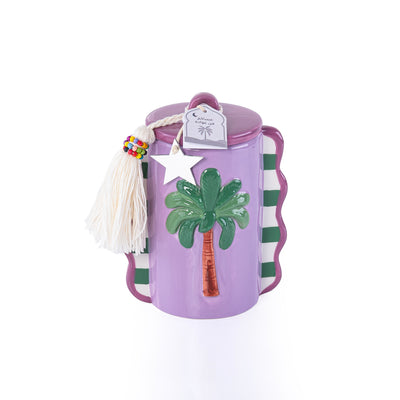 Ceramic Gergean Jar - Purple