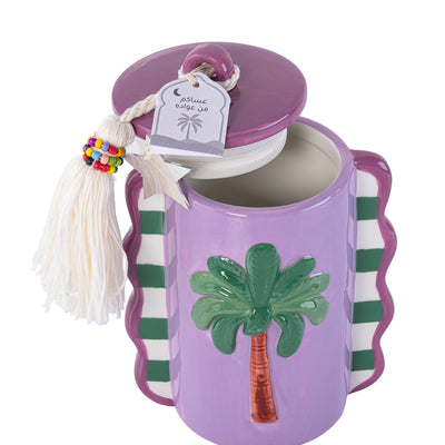 Ceramic Gergean Jar - Purple