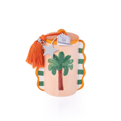 Ceramic Gergean Jar - Orange