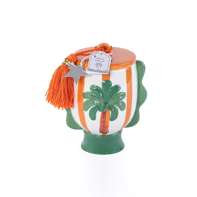 Ceramic Gergean Jar - Light Orange