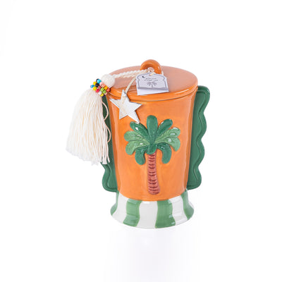 Ceramic Gergean Jar - Orange