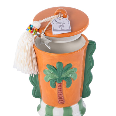 Ceramic Gergean Jar - Orange