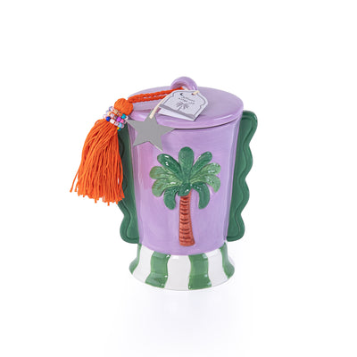 Ceramic Gergean Jar - Purple