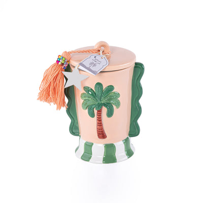 Ceramic Gergean Jar - Orange