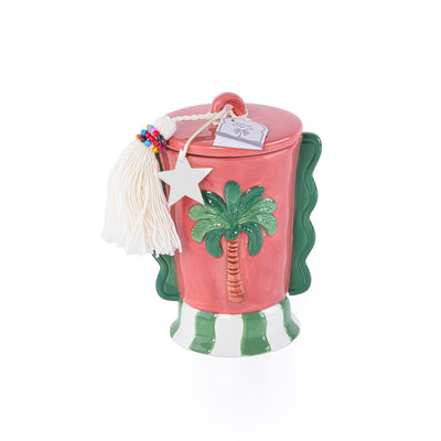 Ceramic Gergean Jar - Pink