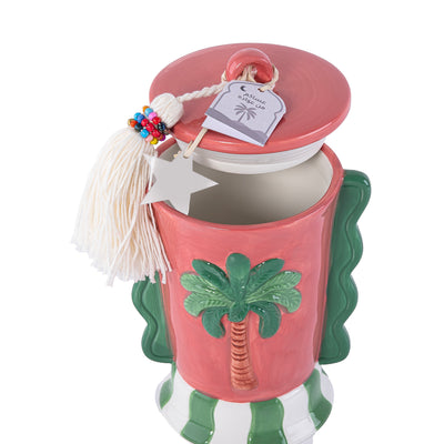 Ceramic Gergean Jar - Pink