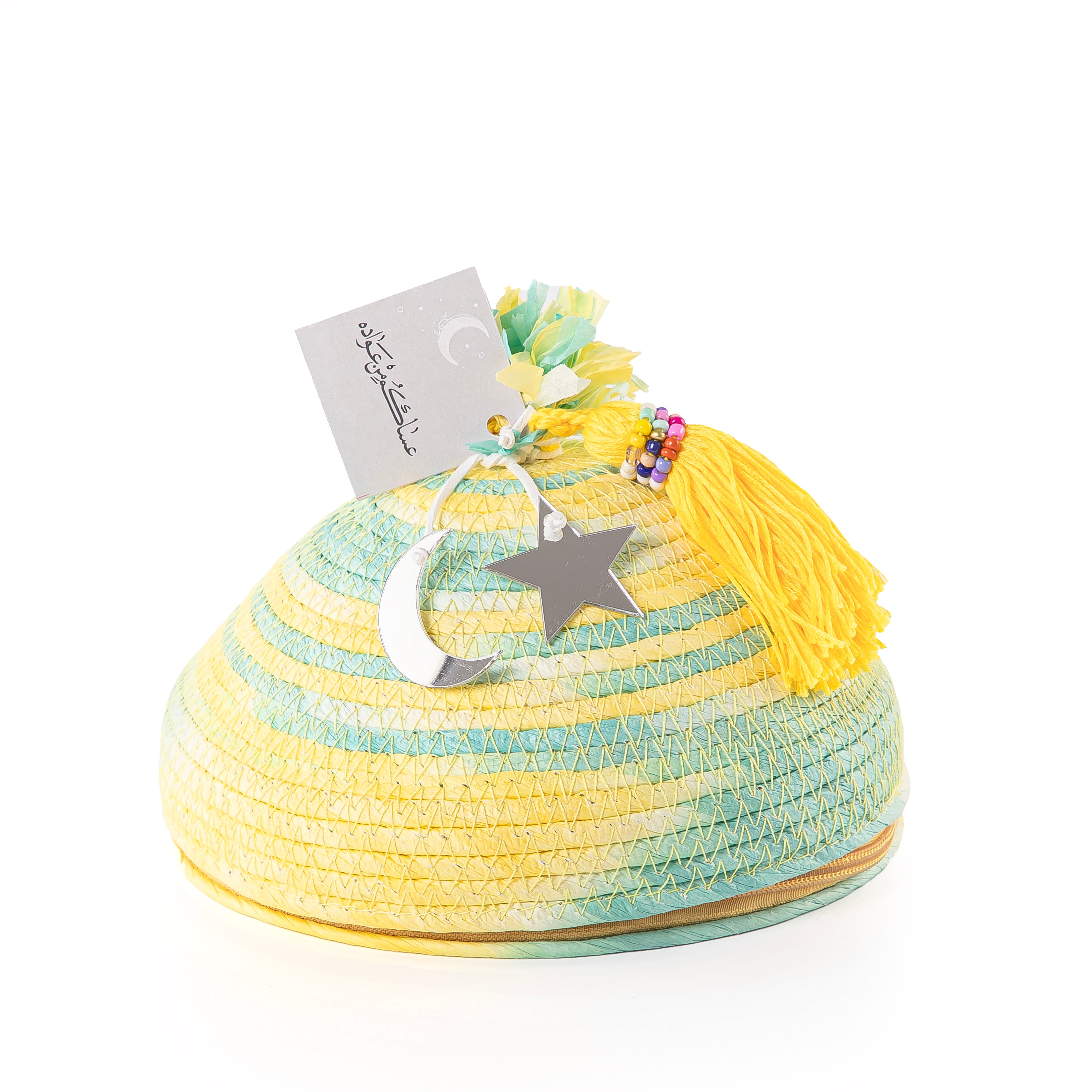 Handwoven Gergean Box with Colored Threads