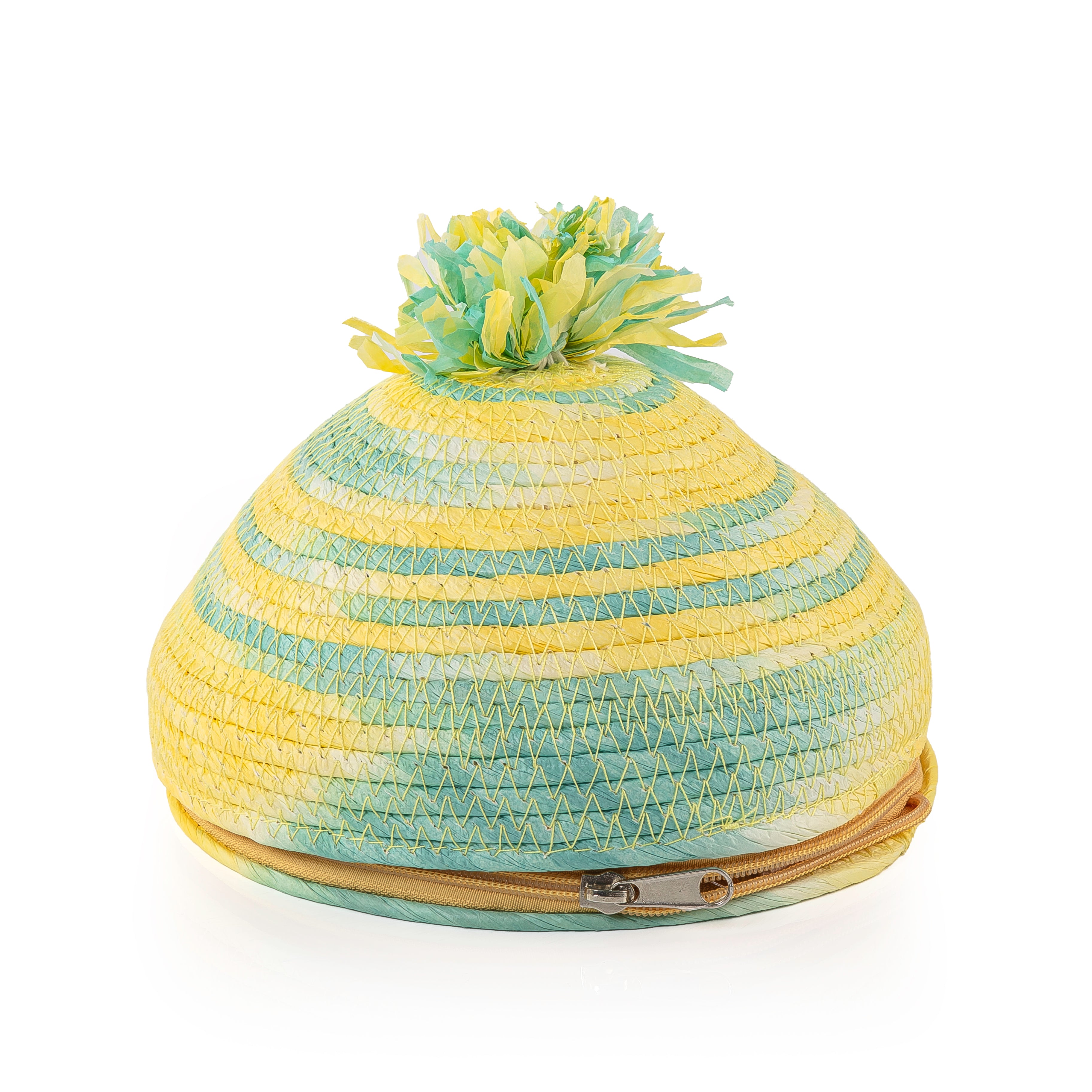 Handwoven Gergean Box with Colored Threads