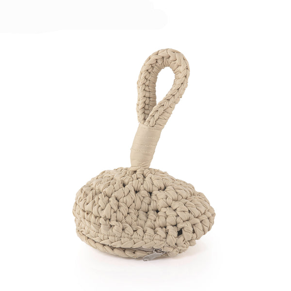 وعاء قرقيعان مستدير منسوج يدويًا 