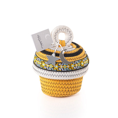 Handwoven Cone  Gergean Box with Lid