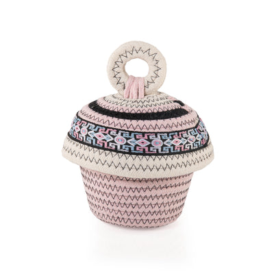 Handwoven Cone  Gergean Box with Lid