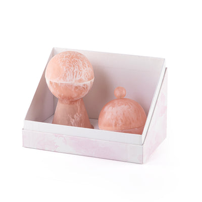 Set of resin mabkhar with aclyric gift box