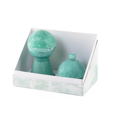 Set of resin mabkhar with aclyric gift box