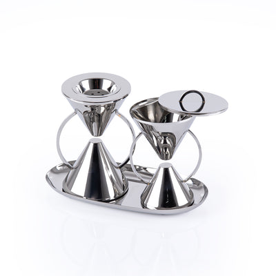 Luxury Metal Mabkhar Set of 3 pcs - Silver