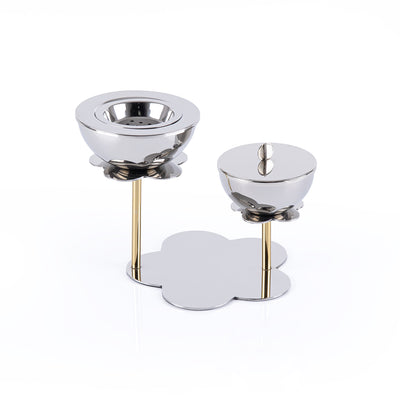 Elegant Incense Burner – Silver & Gold