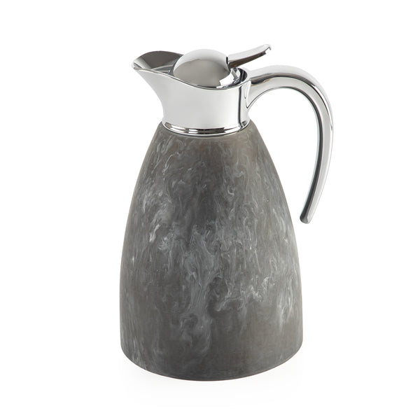 Durable 1.5L resin thermos - grey