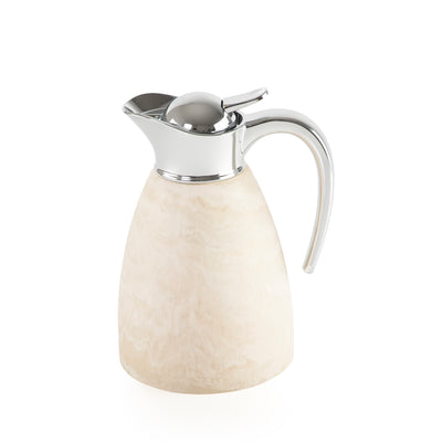 Durable 1.0L resin thermos - cream