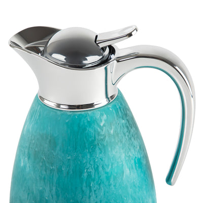 Durable 1.0L resin thermos - sky blue