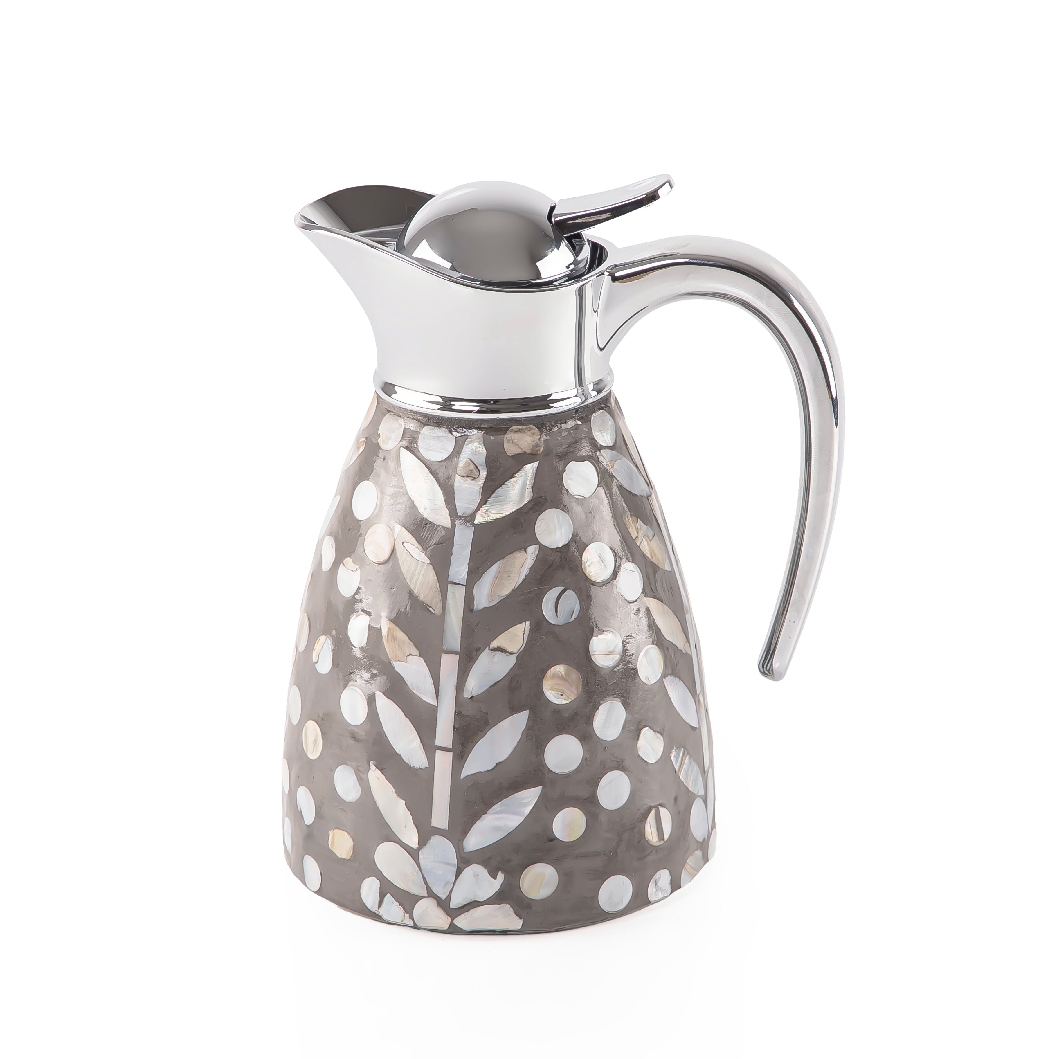 1.0L Mother of pearl thermos - grey