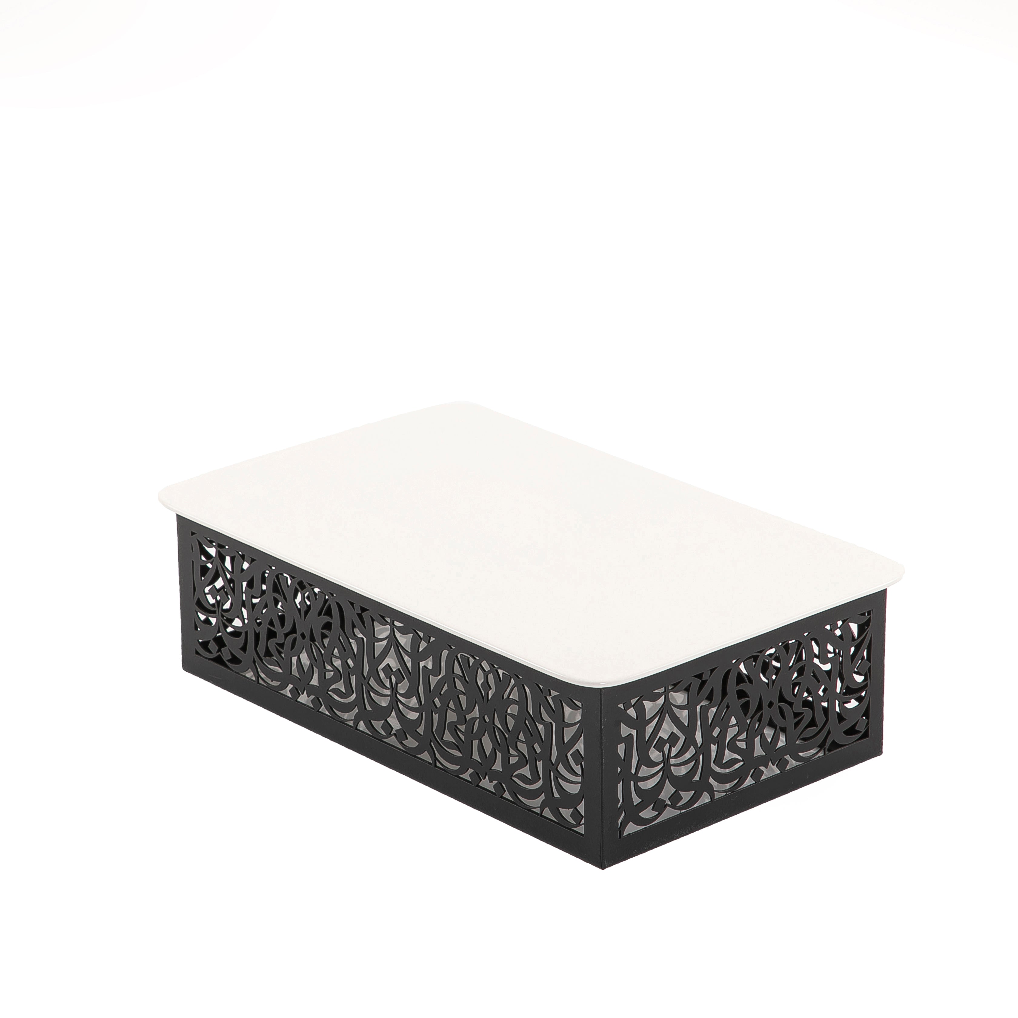 Rectangular Dish With An Arabian Art Base - Size 28*17*8 Cm