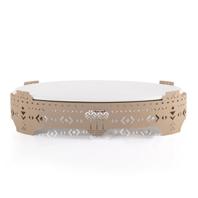 Stylish oval Ceramic serving plate - Large size