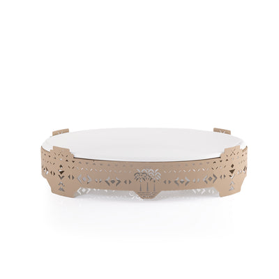 Stylish oval Ceramic serving plate - Medium size