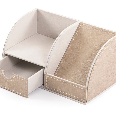 استاند من قسمين بكسوة جلدية