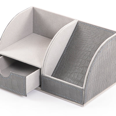 استاند من قسمين بكسوة جلدية