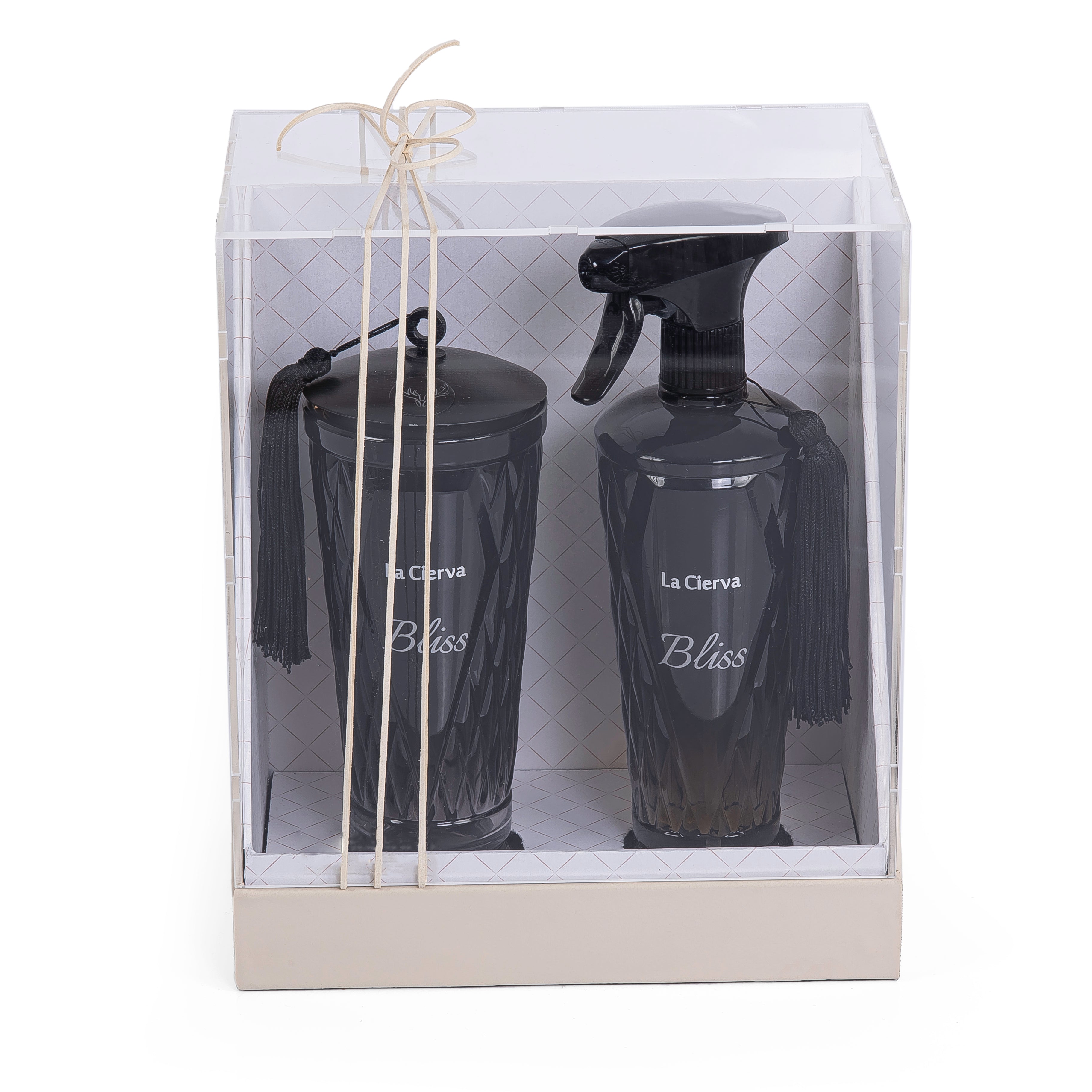 La Cierva Bliss Set Incense Burner and Room Spray with Acrylic Cover