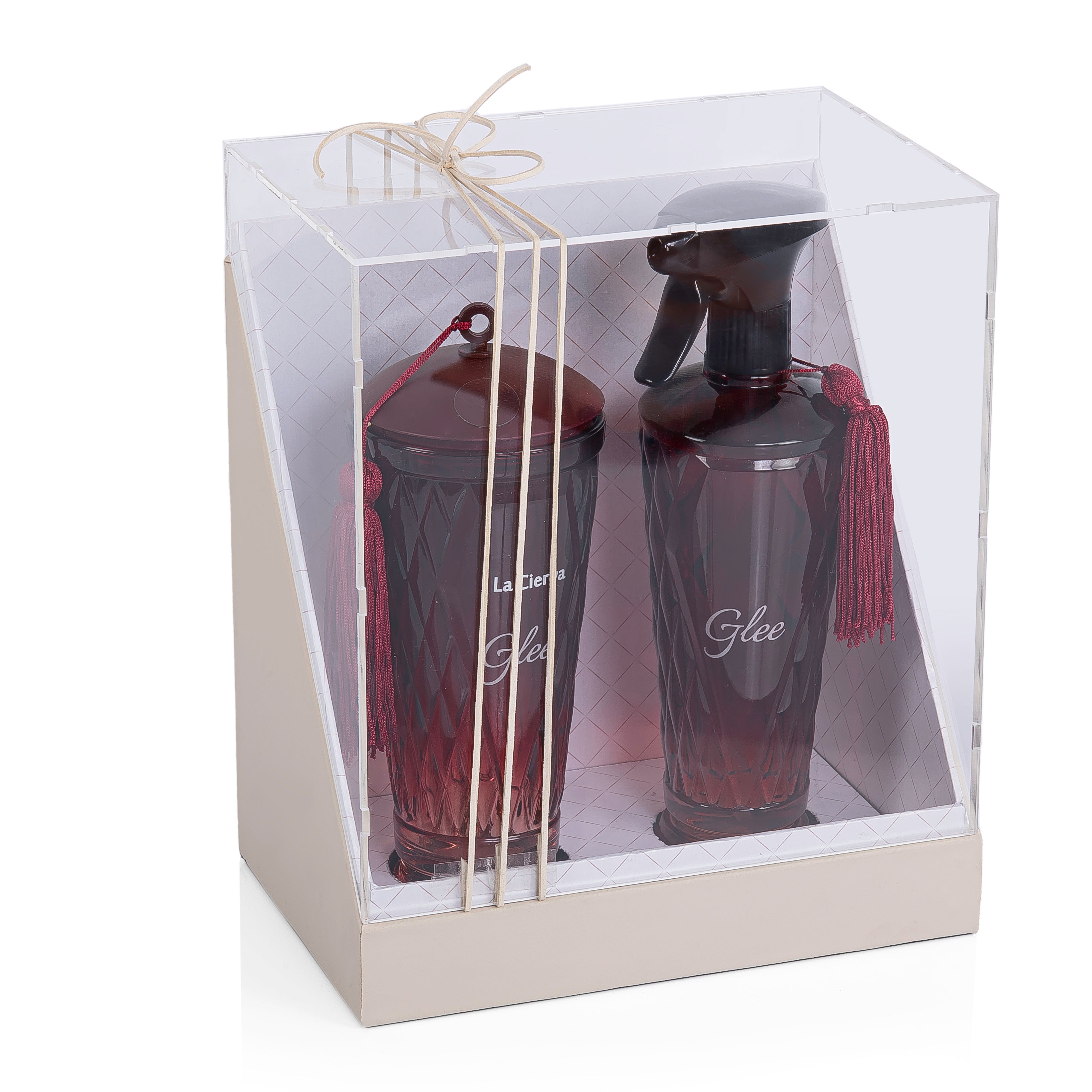 La Cierva Glee Set Incense Burner and Room Spray with Acrylic Cover