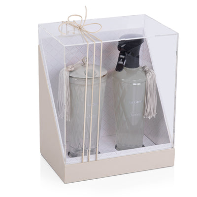 مجموعة لا سيرفا سيرين مبخرة ومعطر جو بغطاء أكريليك